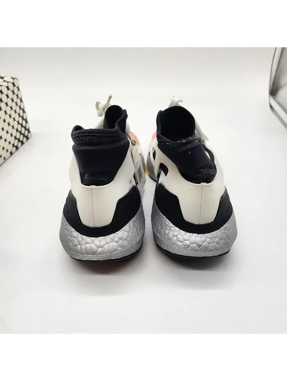 NWB Adidas Stella McCartney UltraBOOST 21 Metallic Signal Orange White Black 9.5